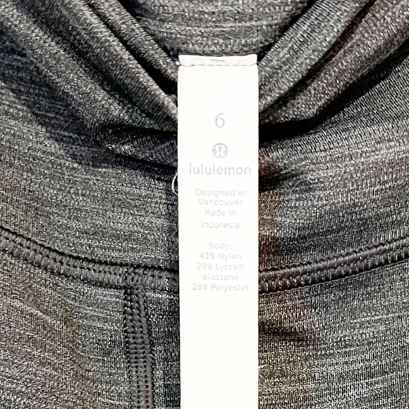 Lululemon Wunder Under Hi-Rise Brushed Full-On Luxtreme 25” Heathered Black - Picture 9 of 9